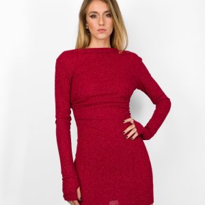 ABITO CORTO IN LUREX CON SCOLLO POSTERIORE – KOSTUMN°1