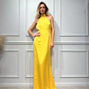 ABITO HALTER CON SCIALLE AL COLLO – JASMINE – FACE TO FACE STYLE